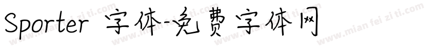 Sporter 字体字体转换